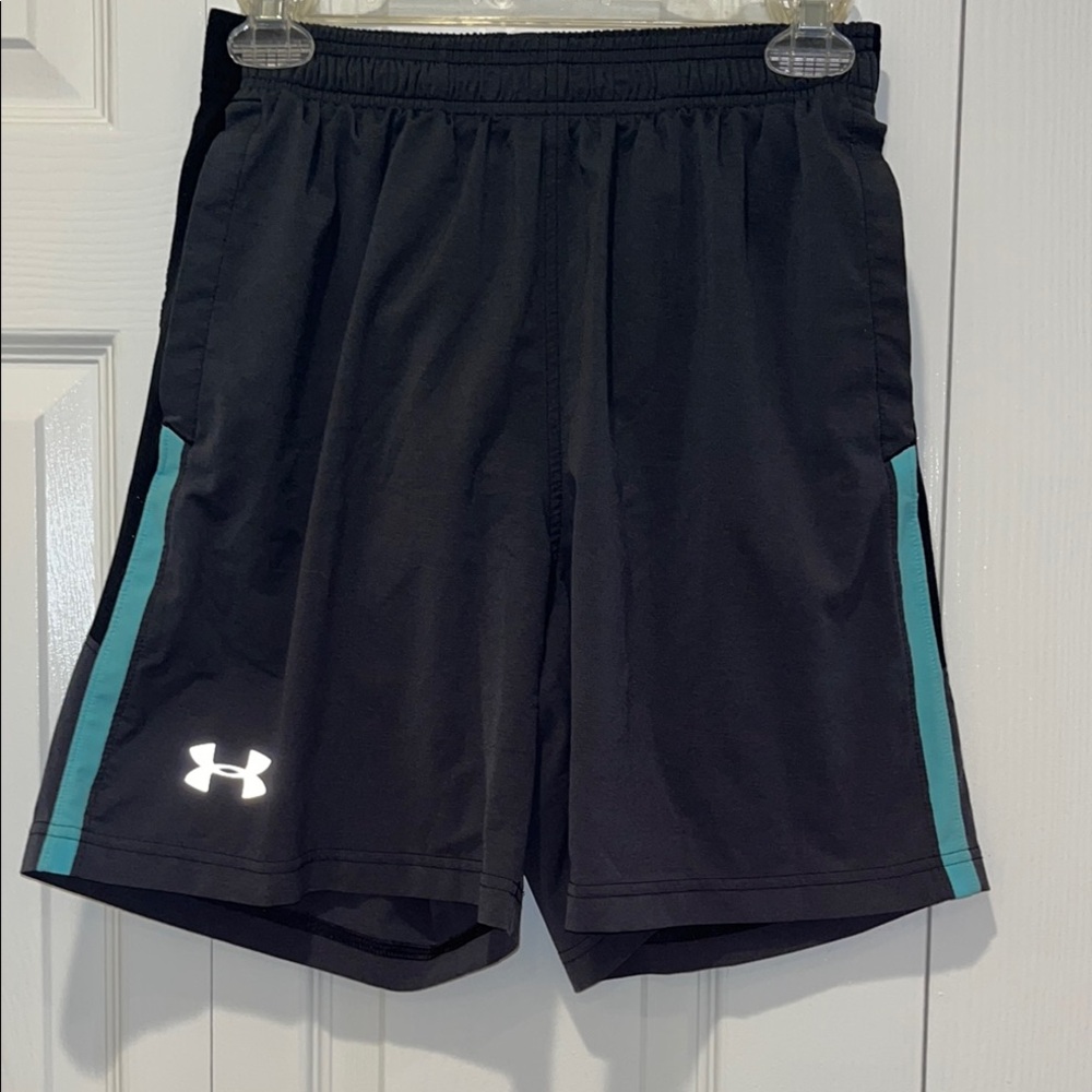Under Armour dark gray drawstring Athletic Shorts